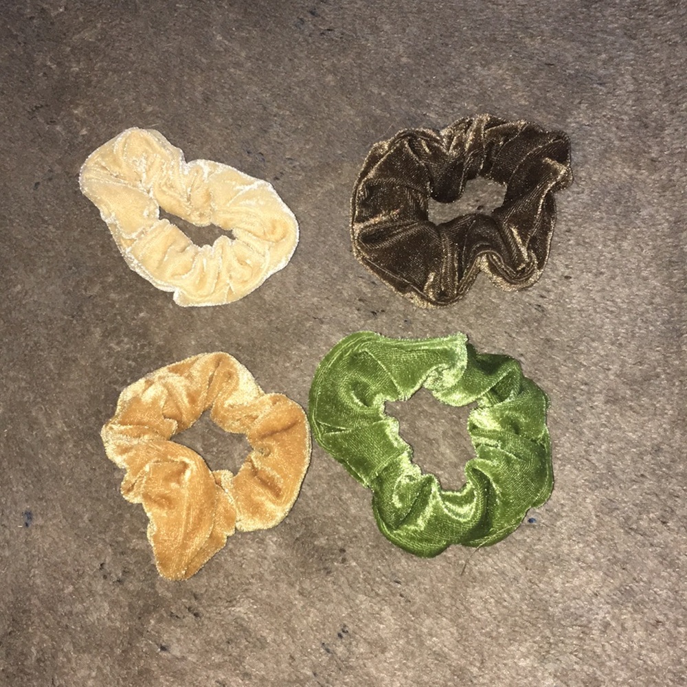 velvet scrunchies